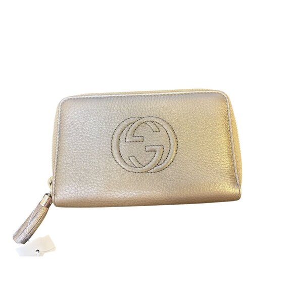 Gucci Bi-Fold Wallet Bronze - Picture 1 of 6